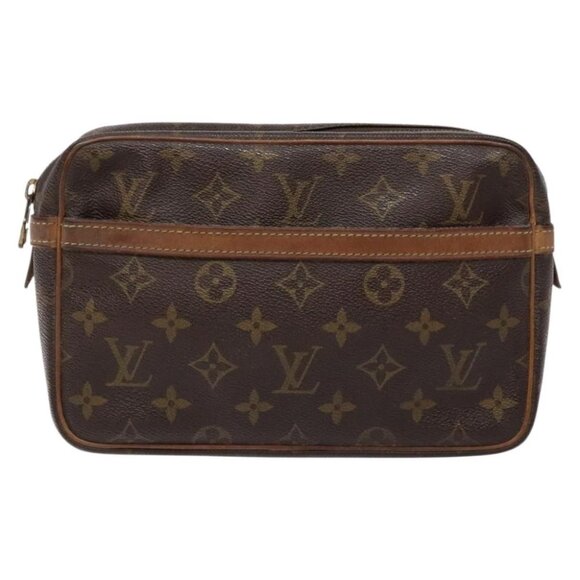 LOUIS VUITTON Monogram Compiegne 23 Clutch Bag M51847 LV Auth gh593 - Picture 14 of 16